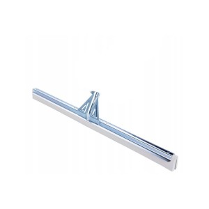 Zbierak podłogowy metalowy z białą gumą