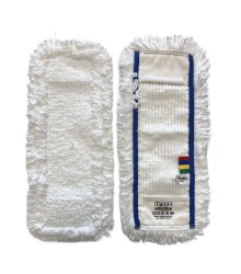 Mop z mikrofibry z długim włosiem TAFT KRZYŻOWY na stelaż kieszeniowy 40 cm