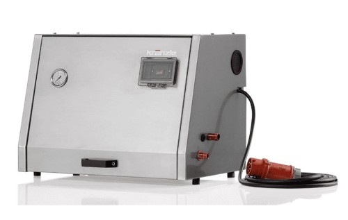 myjka ciśnieniowa Kranzle WS RP 1400 monotowana do ściany . od frontu drzwiczki , manometr i sterowanie, kolor jasnoszary. Myjka ścienna.jpg