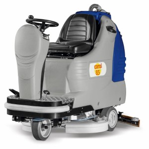 Zmywarka do posadzek bateryjna z trakcją Adiatek BKF Coral 85 BT