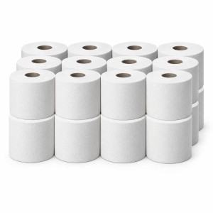 Papier toaletowy biały celuloza 24 rolki