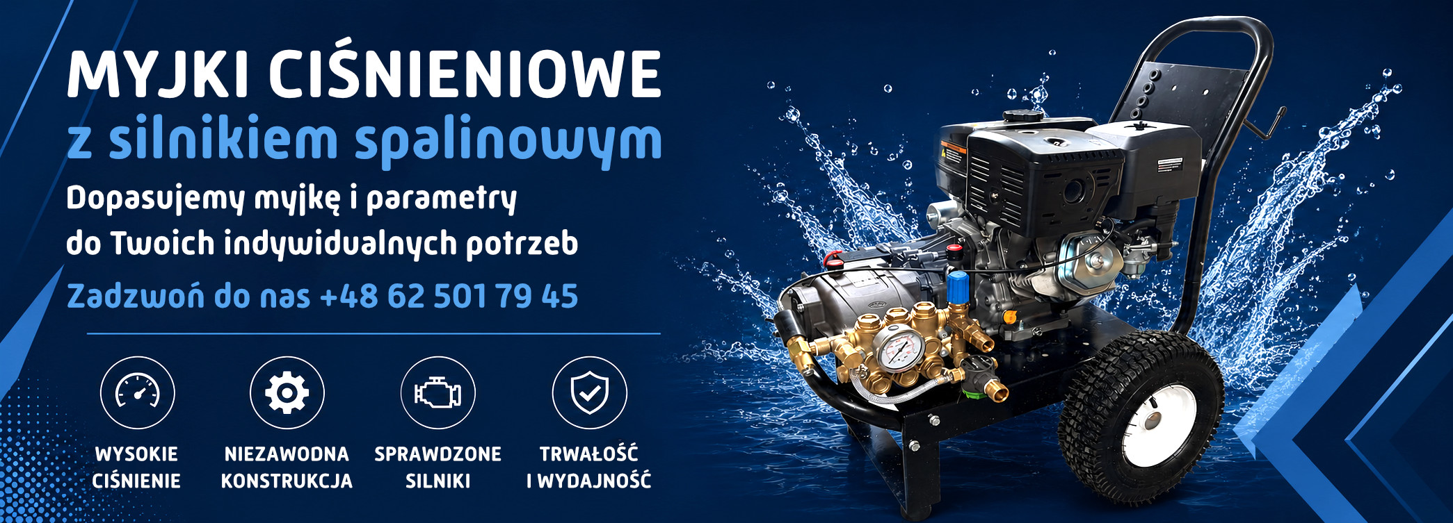 Spalinowe myjki ciśnieniowe